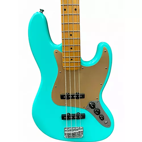 Used Squier 40TH ANNIVERSARY VINTAGE JAZZ BASS SATIN SEAFOAM GREEN Electric Bass Guitar SATIN SEAFOAM GREEN - musicians--Friend