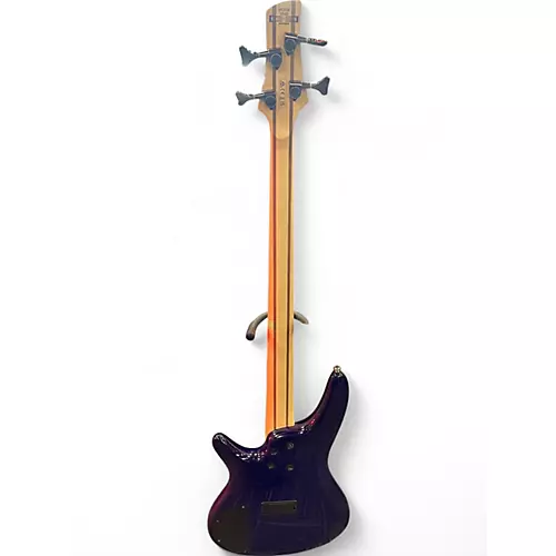 Used Ibanez SR370EF Blue Electric Bass Guitar Blue - musicians--Friend