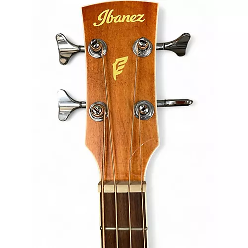 Used Ibanez PNB14E OPEN POUR NATURAL Acoustic Bass Guitar OPEN POUR NATURAL - musicians--Friend