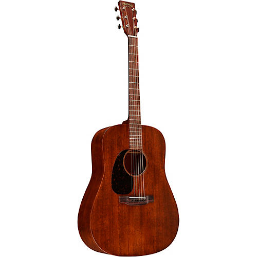 Martin D-15M Left-Handed Dreadnought All Mahogany Acoustic Guitar Natural - musicians--Friend