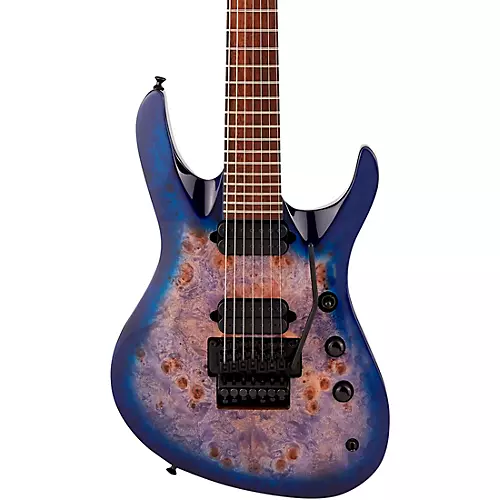 Jackson Pro Series Signature Chris Broderick Soloist 7P 7-String Electric Guitar Transparent Blue - musicians--Friend