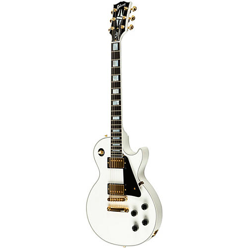 Gibson Custom Les Paul Custom Electric Guitar Alpine White - musicians--Friend