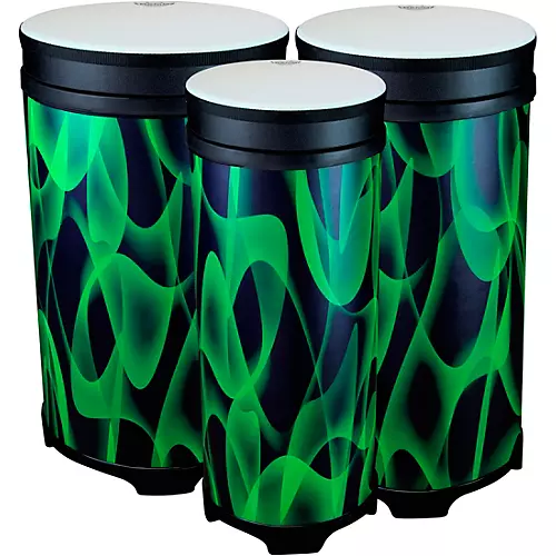 Remo Versa Tubano Drums Nested Pack with Comfort Sound Technology Green - musicians--Friend