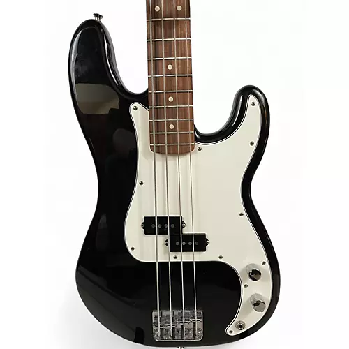 Used 2021 Fender Player Precision Bass Black Electric Bass Guitar Black - musicians--Friend