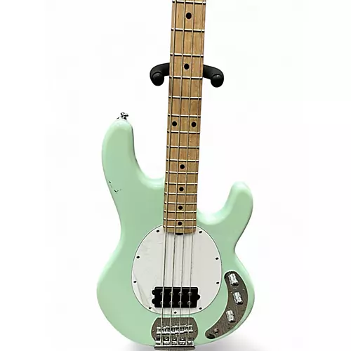 Used Sterling by Music Man Sub 4 Mint Green Electric Bass Guitar Mint Green - musicians--Friend