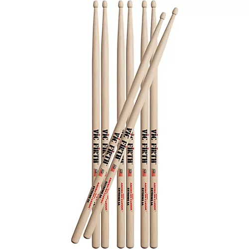 Vic Firth Buy 3 Pairs Extreme Drum Sticks, Get 1 Free X5A Wood - musicians--Friend