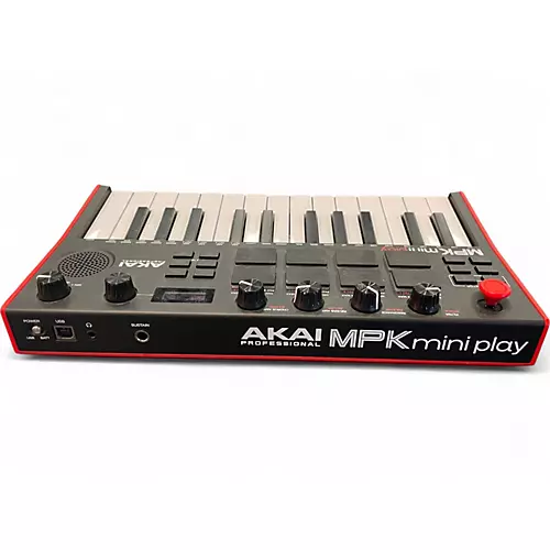 Used Akai Professional MPK MINI PLAY MIDI Controller - musicians--Friend