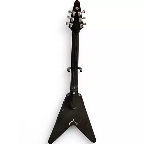 Used Gibson 7 String Djemo Mod Shop Black Solid Body Electric Guitar Black - musicians--Friend