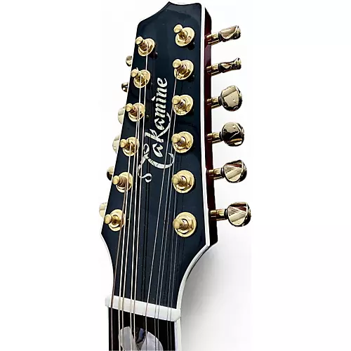 Used Takamine TSP158C-12 Wine Red 12 String Acoustic Electric Guitar Wine Red - musicians--Friend