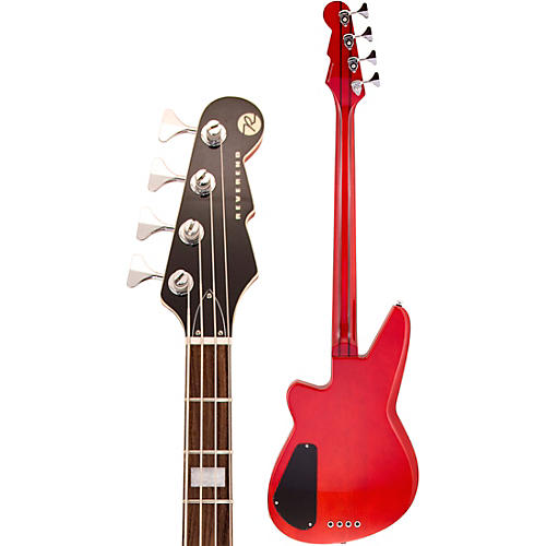 Reverend Thundergun Electric Bass Transparent Cherry - musicians--Friend