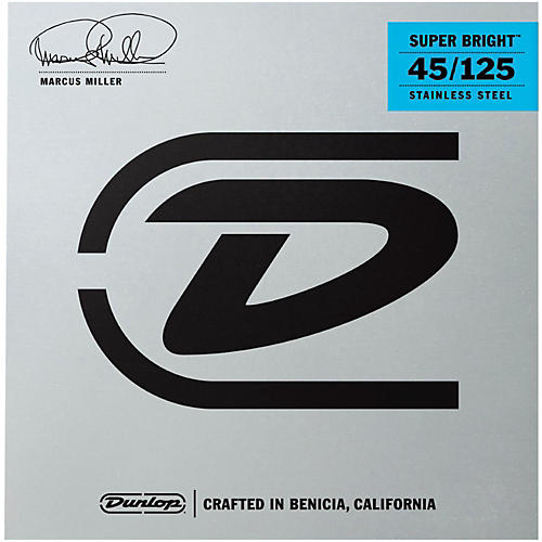Dunlop Marcus Miller Super Bright 5-String Electric Bass Strings (45-125) - musicians--Friend
