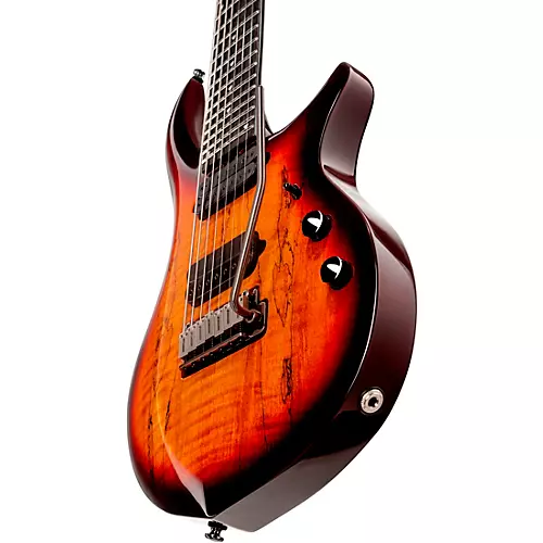 Sterling by Music Man Majesty With DiMarzio Pickups 7-String Electric Guitar Blood Orange Burst - musicians--Friend