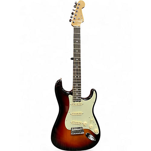 Used 2018 Fender American Elite Stratocaster 3 Color Sunburst Solid Body Electric Guitar 3 Color Sunburst - musicians--Friend