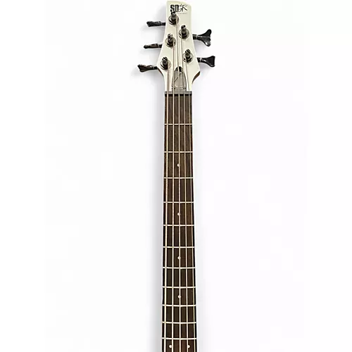Used Ibanez SR305 5 String Pearl White Electric Bass Guitar Pearl White - musicians--Friend