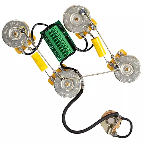 Mojotone Solderless Les Paul Guitar Wiring Harness (Long Shaft) - musicians--Friend