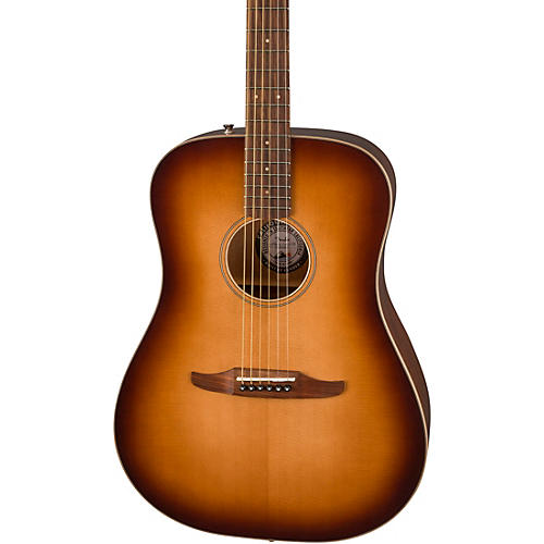 Fender California Redondo Spruce-Mahogany Acoustic-Electric Guitar Aged Cognac Burst - musicians--Friend