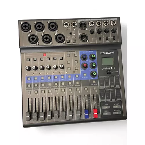 Used Zoom LIVETRAK L-8 Unpowered Mixer - musicians--Friend