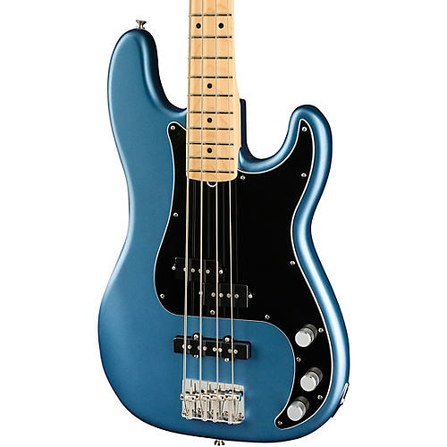 Fender American Performer Precision Bass Maple Fingerboard Satin Lake Placid Blue - musicians--Friend