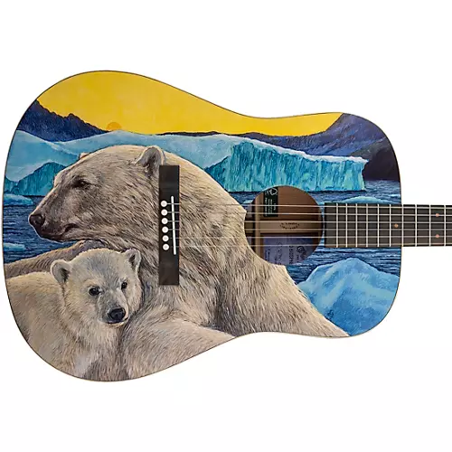 Martin Biosphere III Dreadnought Acoustic Guitar Polar Bear - musicians--Friend