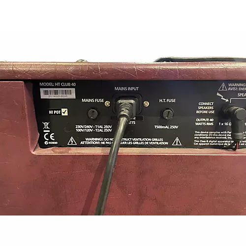 Used Blackstar HT Club 40 Venue 40W 1x12 Tube Guitar Combo Amp - musicians--Friend