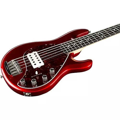 Ernie Ball Music Man StingRay5 Special H 5-String Electric Bass Guitar Black and Chrome - musicians--Friend