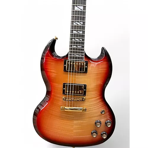 Used Gibson SG Supreme Fireburst Solid Body Electric Guitar Fireburst - musicians--Friend