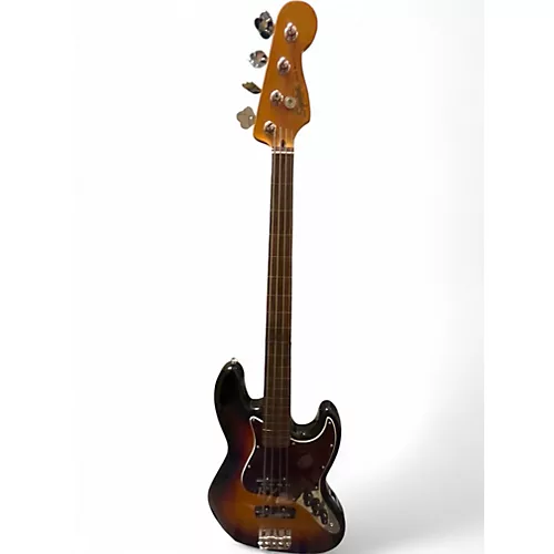 Used Squier Classic Vibe 1960S Jazz Bass 2 Color Sunburst Electric Bass Guitar 2 Color Sunburst - musicians--Friend