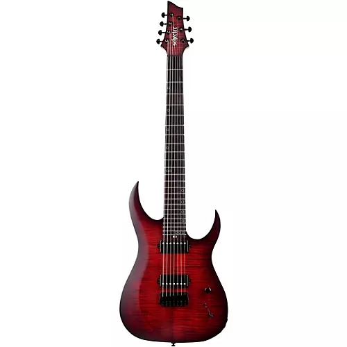 Schecter Guitar Research Sunset 7-String Extreme Electric Guitar Grey Ghost - musicians--Friend