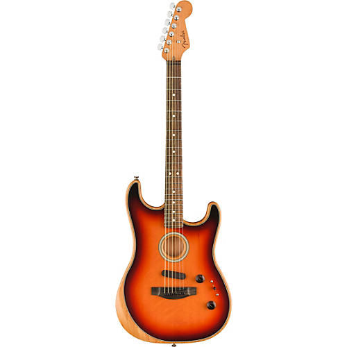 Fender American Acoustasonic Stratocaster Acoustic-Electric Guitar Natural - musicians--Friend