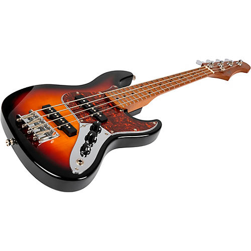 Flight Mini JB Bass SB Electric Bass Guitar Sunburst - musicians--Friend