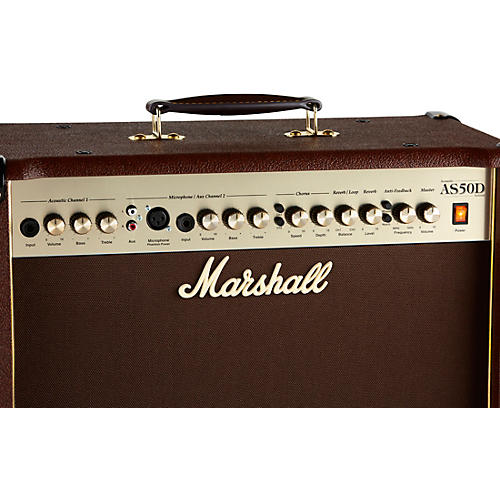 Marshall AS50D 50W 2x8 Acoustic Guitar Combo Amp - musicians--Friend
