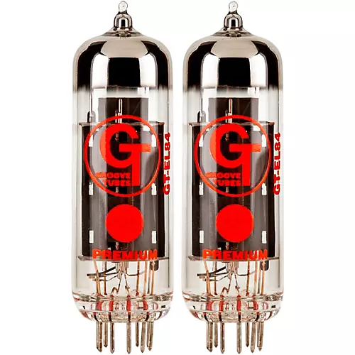 Groove Tubes Gold Series GT-EL84-S Matched Power Tubes Medium (4-7 GT Rating) Quartet - musicians--Friend