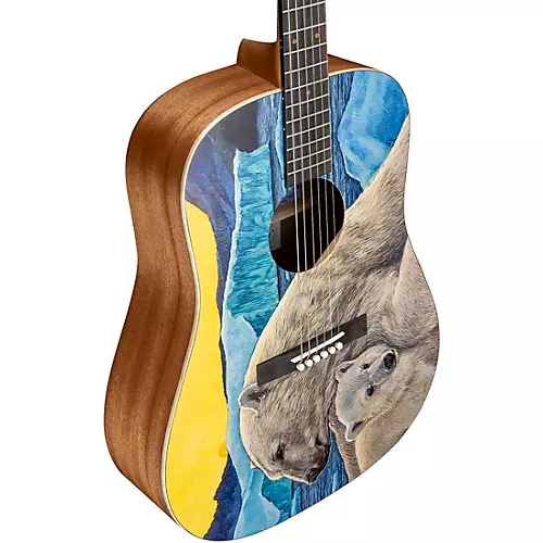 Martin Biosphere III Dreadnought Acoustic Guitar Polar Bear - musicians--Friend