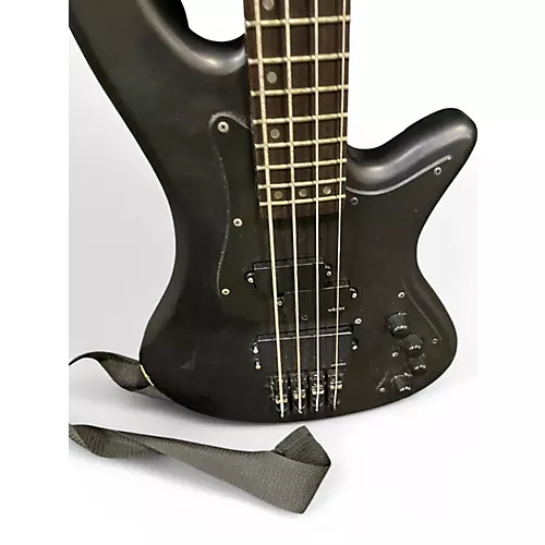Used Schecter Guitar Research STEALTH 4 MATTE BLACK Electric Bass Guitar MATTE BLACK - musicians--Friend
