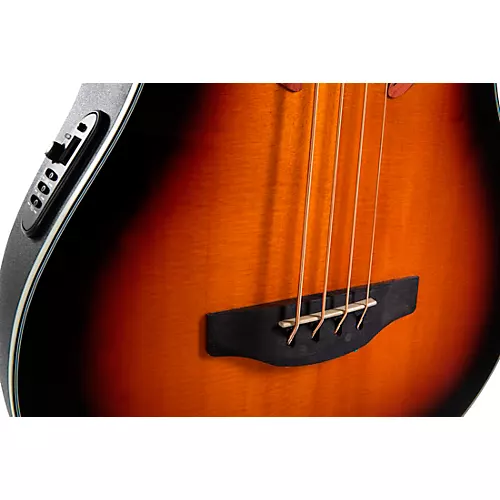 Ovation CEB44-1N-G Celebrity Elite Mid-Depth Acoustic-Electric Bass Guitar New England Burst - musicians--Friend
