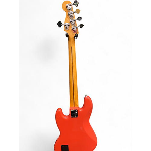 Used Fender Player Plus Jazz Bass V Fiesta Red Electric Bass Guitar Fiesta Red - musicians--Friend