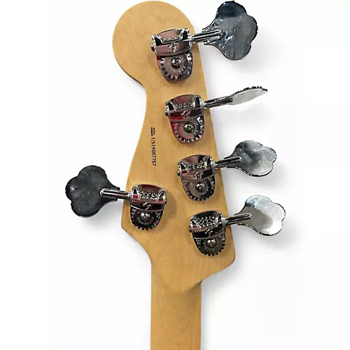 Used 2019 Fender American Professional Jazz Bass V Natural Electric Bass Guitar Natural - musicians--Friend