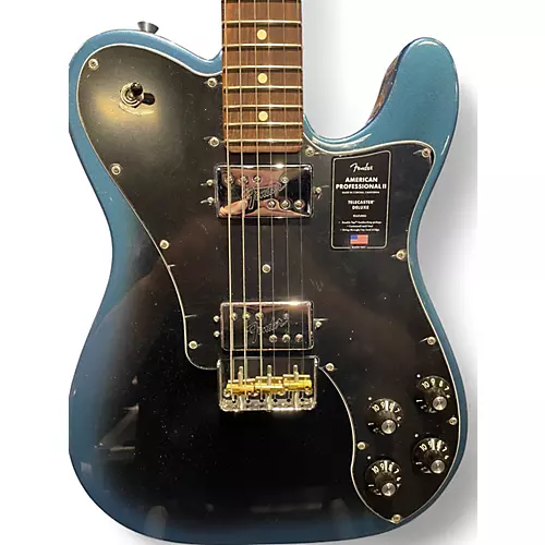 Used Fender American Professional II Telecaster Deluxe Dark Night Burst Solid Body Electric Guitar Dark Night Burst - musicians--Friend