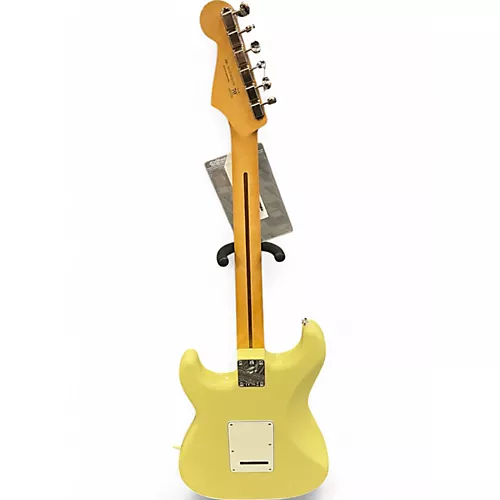 Used Fender 70TH ANNIVERSARY PLAYER STRATOCASTER HIALEAH YELLOW Solid Body Electric Guitar HIALEAH YELLOW - musicians--Friend