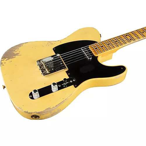 Fender Custom Shop Limited-Edition '53 Telecaster Heavy Relic Electric Guitar Aged Nocaster Blonde - musicians--Friend