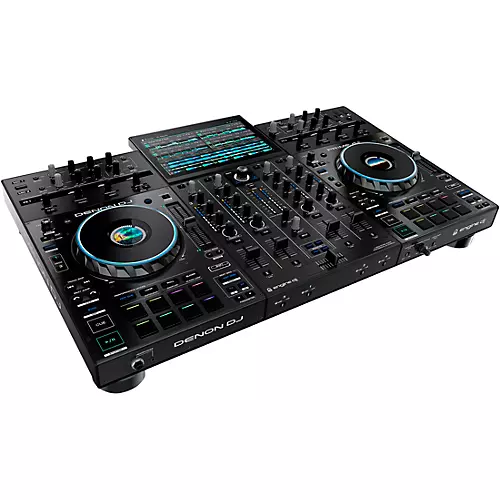 Denon DJ PRIME 4+ Standalone Streaming 4-Channel DJ Controller White - musicians--Friend