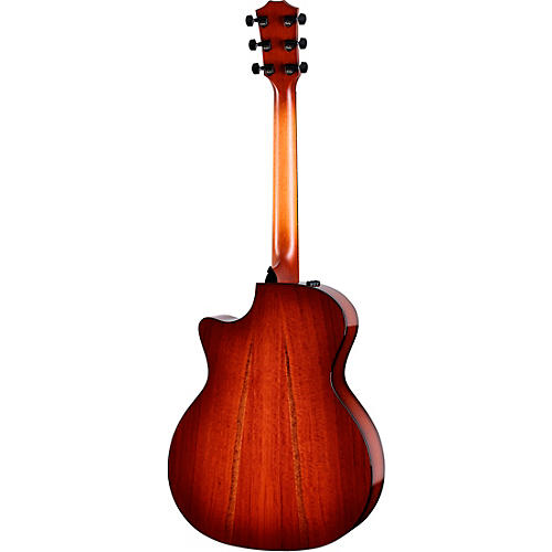 Taylor Custom Sinker Redwood-Red Ironbark Grand Auditorium Acoustic-Electric Guitar Shaded Edge Burst - musicians--Friend