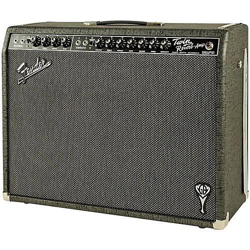 Fender GB George Benson Twin Reverb 2x12 Guitar Combo Amp Gray - musicians--Friend