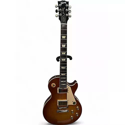 Used Gibson Les Paul Standard Honey Burst Solid Body Electric Guitar Honey Burst - musicians--Friend