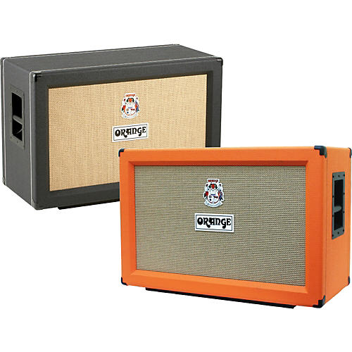 Orange Amplifiers PPC Series PPC212-C 120W 2x12 Closed-Back Guitar Speaker Cabinet Black Straight - musicians--Friend