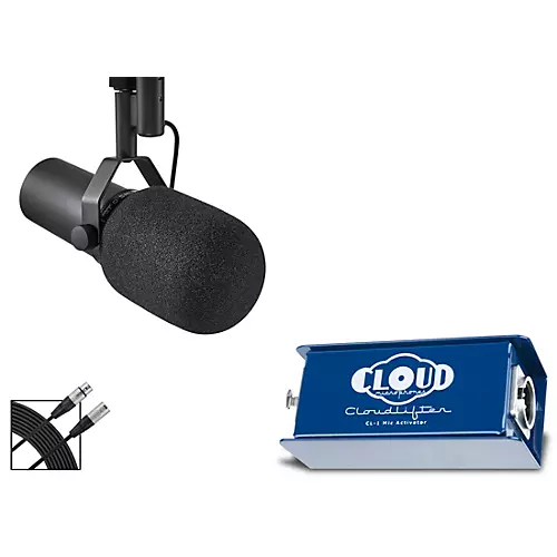 Shure SM7B Dynamic Vocal Microphone and Cloudlifter CL-1 Preamplifier Bundle - musicians--Friend