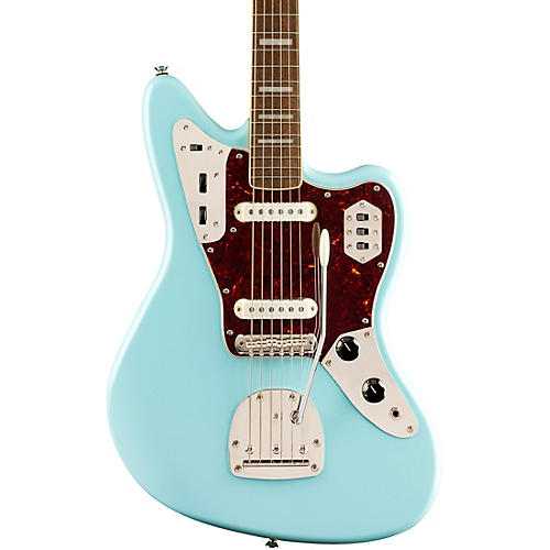 Squier Classic Vibe '70s Jaguar Limited-Edition Electric Guitar Daphne Blue - musicians--Friend