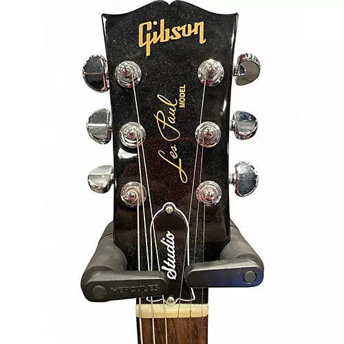 Used Gibson Les Paul Studio Red Solid Body Electric Guitar Red - musicians--Friend