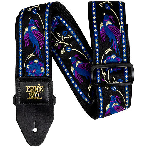 Ernie Ball Classic Jacquard Polypro Guitar Strap Purple Pheasant 2 in. - musicians--Friend