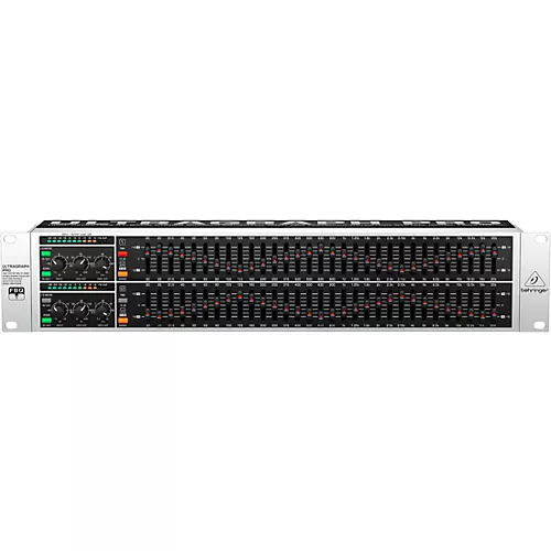 Behringer ULTRAGRAPH PRO FBQ3102HD 2-Channel 31-Band Graphic EQ With FBQ Feedback Detection System - musicians--Friend